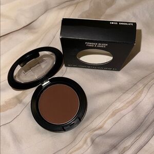 MAC Cosmetics Powder Blush in Swiss Chocolate- Discontinued Gorgeous Color NIB